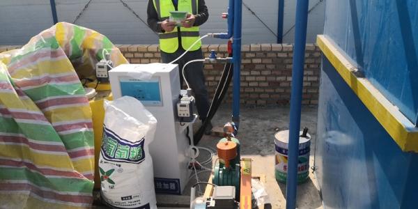 安徽黄龙溪项目部一体化污水处理设备现场调试