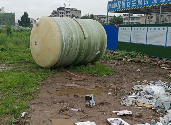 安徽遂宁船山区10立方玻璃钢化粪池项目